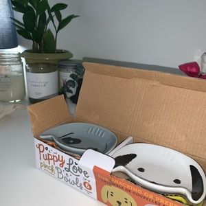 Set of Puppy-themed Catch-All Dishes